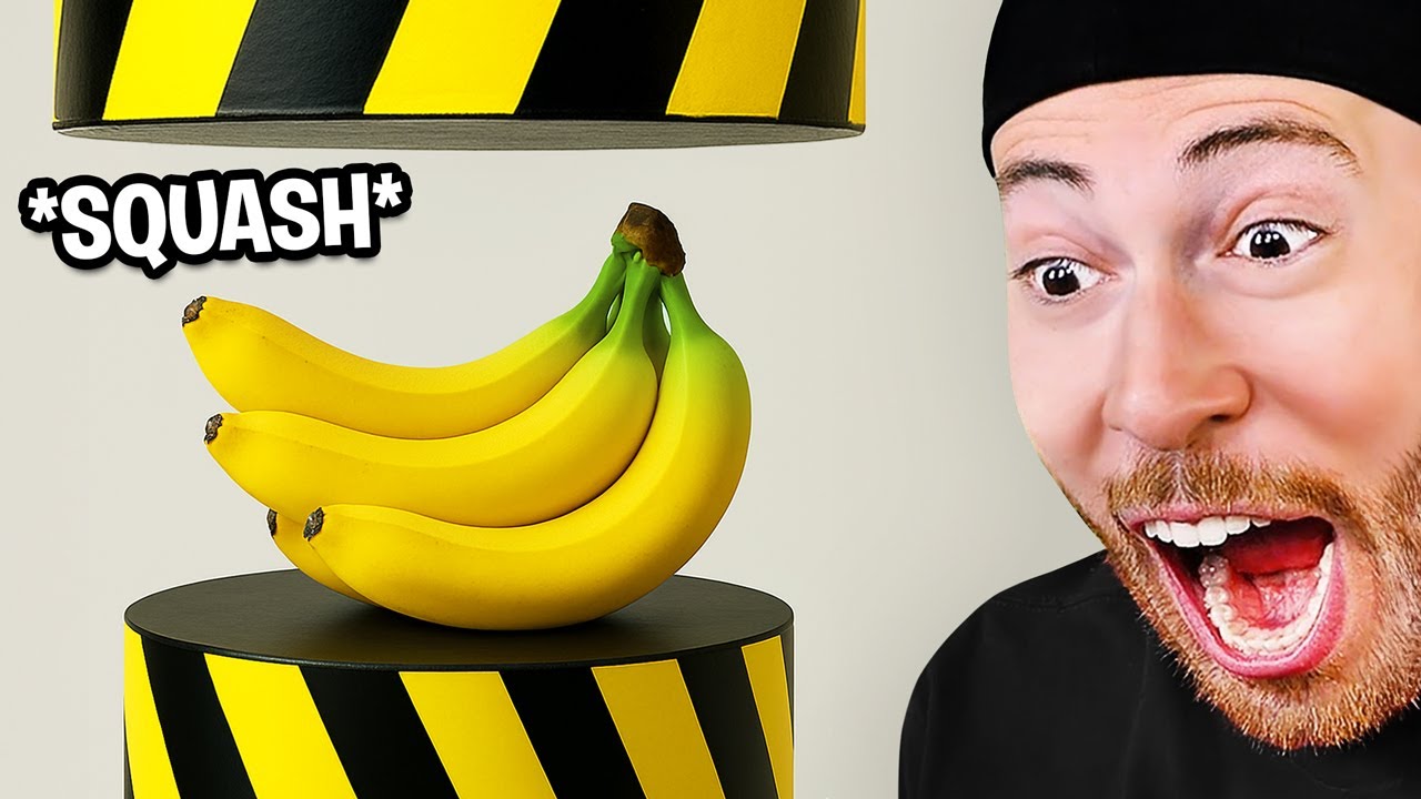 100 ITEMS vs 1 HYDRAULIC PRESS