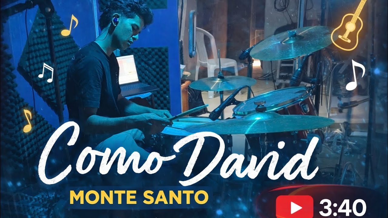 Como David - Monte Santo (Drum Cover) / Como David - Bateria #drumer  #bateria #montesanto 