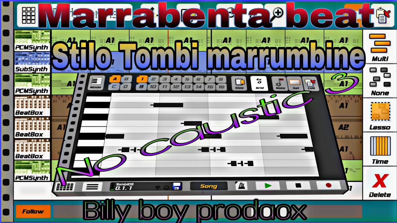 Marrabenta beat no caustic 3 stilo Tombi marrumbine.aque no Billy prodacx boy