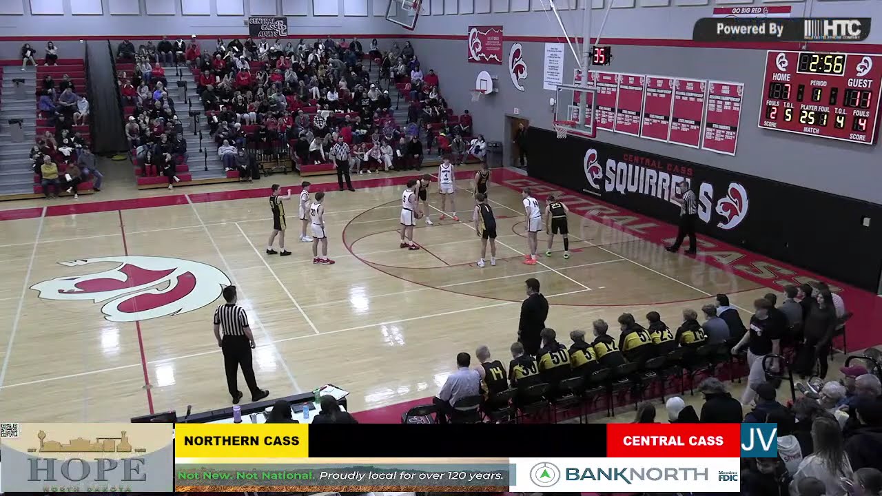Northern Cass vs Central Cass - North Dakota High School Boys Basketball