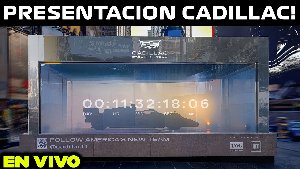 PRESENTACION ESPECTACULAR de CADILLAC Y CHECO PEREZ en el SUPERBOWL LX, F1, CHECONETA