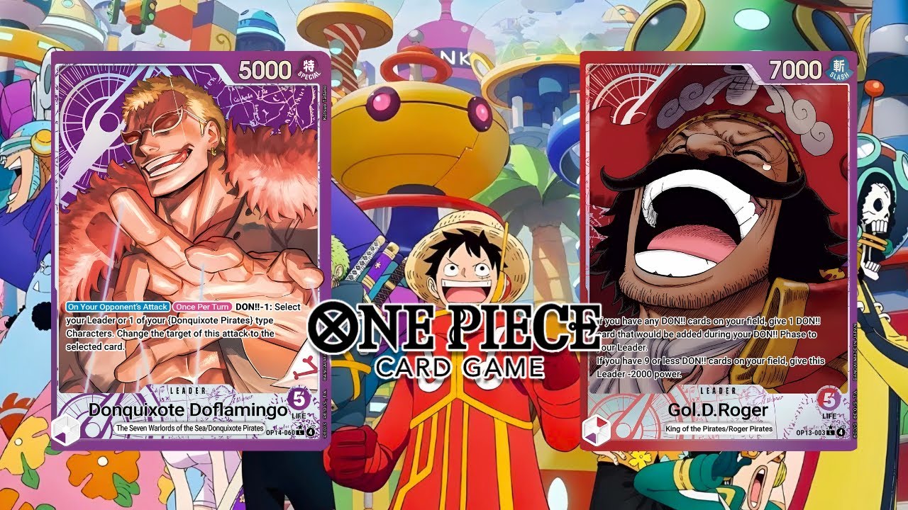 [OP14] Doflamingo vs Gol D. Roger | One Piece Card Game