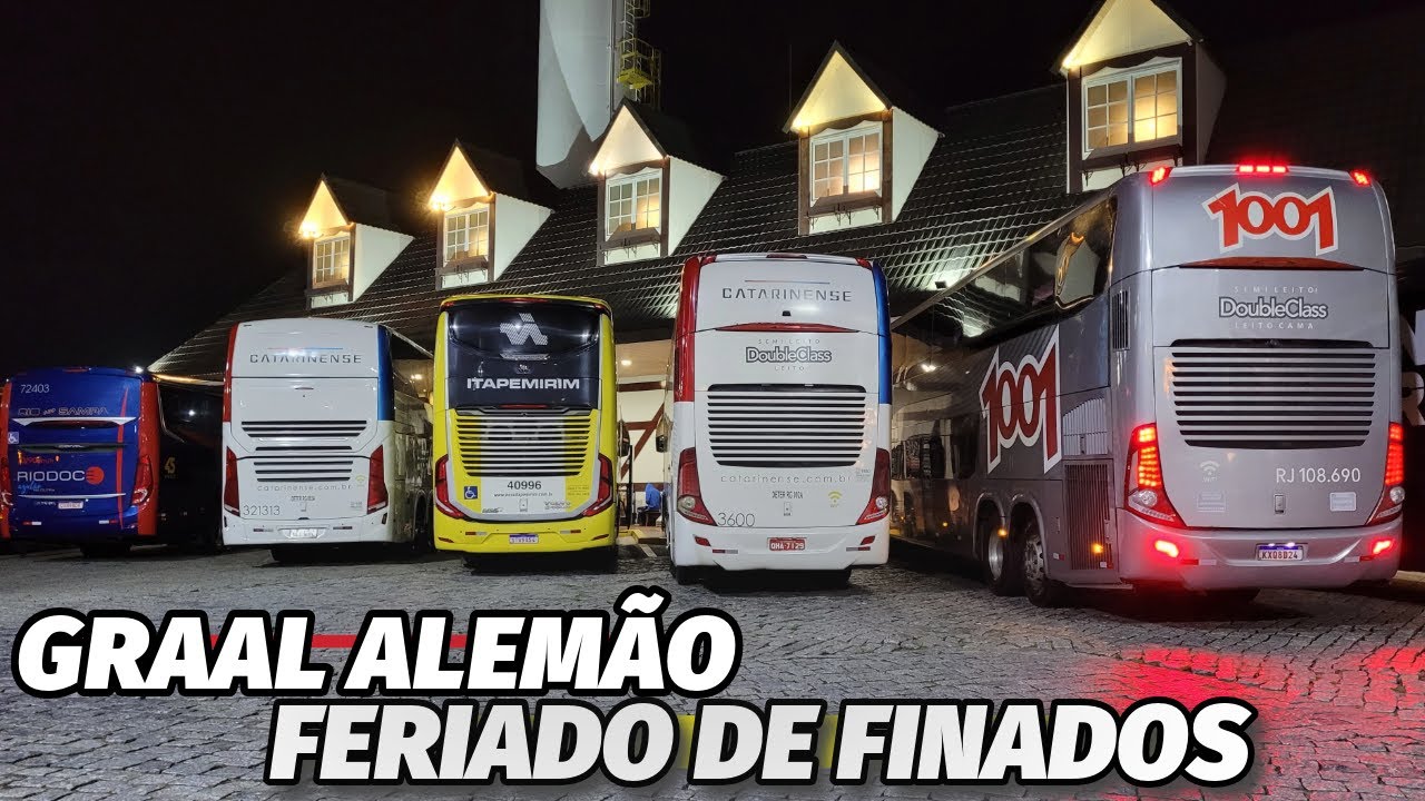 GRAAL ALEMÃO CHEIO DE DD'S! MOVIMENTO DE ÔNIBUS NO FERIADO DE FINADOS
