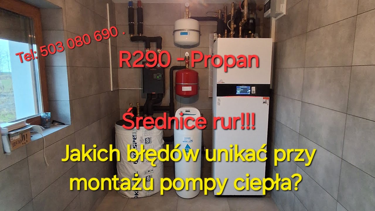 Błędy przy montażu pompy ciepła!  Pompa ciepła VIESSMANN VITOCAL 252-A na czynniku R290 ( PROPAN)  