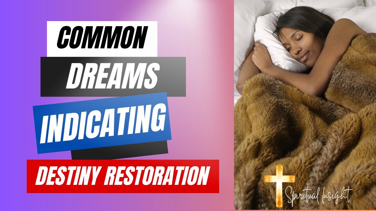 Dreams that Indicate Restoration of Your Stolen Destiny ✝️👰🏾💍💰💃🏾🏠 || Spiritual Insight