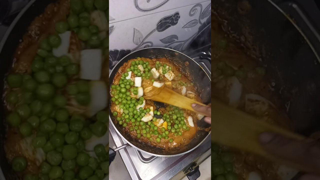 Matar paneer full recipe #matarpaneer #food #cooking #recipe #sofiyahomekitchen 