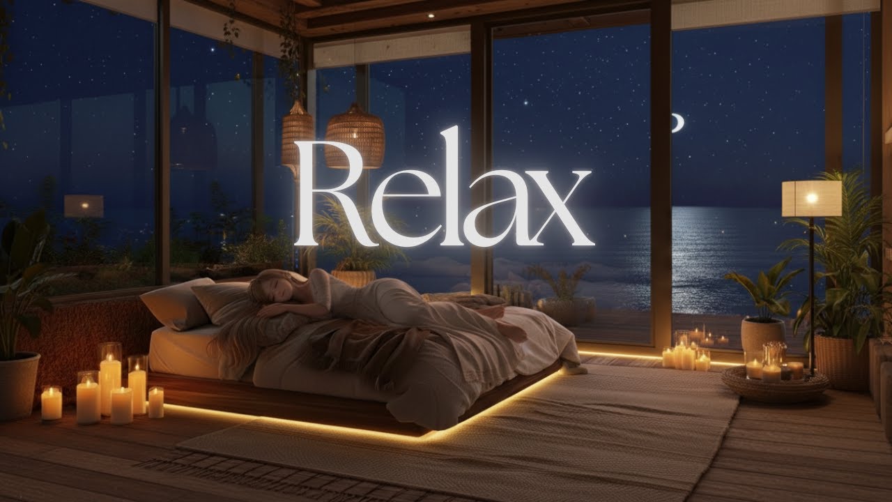 Moonlit Ocean Piano 🌙🌊 | Soft Piano & Sea Waves for Deep Sleep