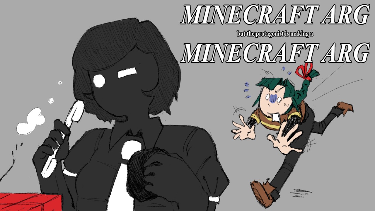 Minecraft ARG but the protagonist is making a Minecraft ARG