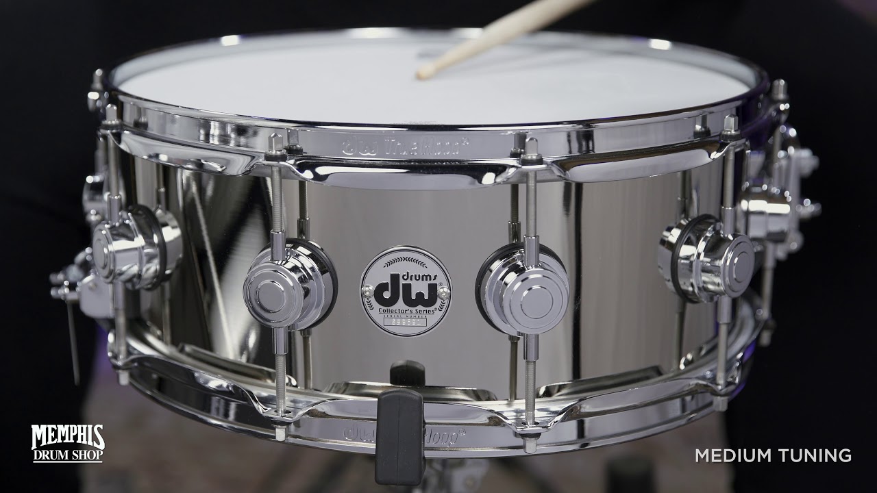 DW 14x5.5 Collector's Series Nickel Over Brass Snare Drum (DRVK5514SVC)