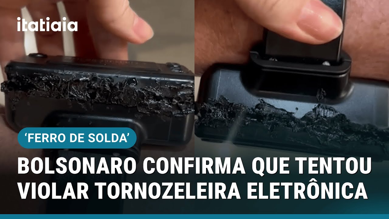 BOLSONARO EXPLICA COMO TENTOU VIOLAR TORNOZELEIRA ELETR&Ocirc;NICA COM 'FERRO DE SOLDA'
