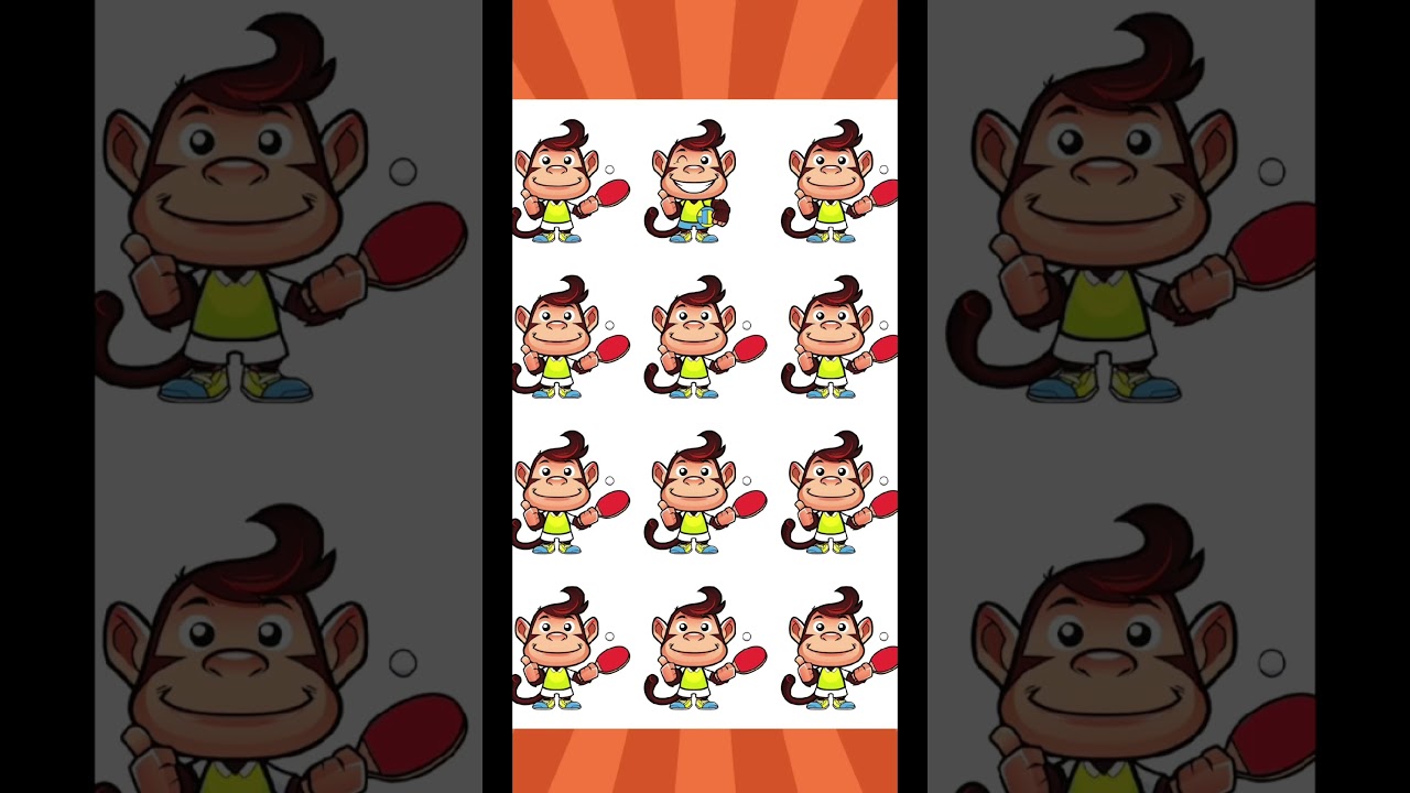 🙊 find the odd one out monkey quiz #monkeyquiz #quizblitz