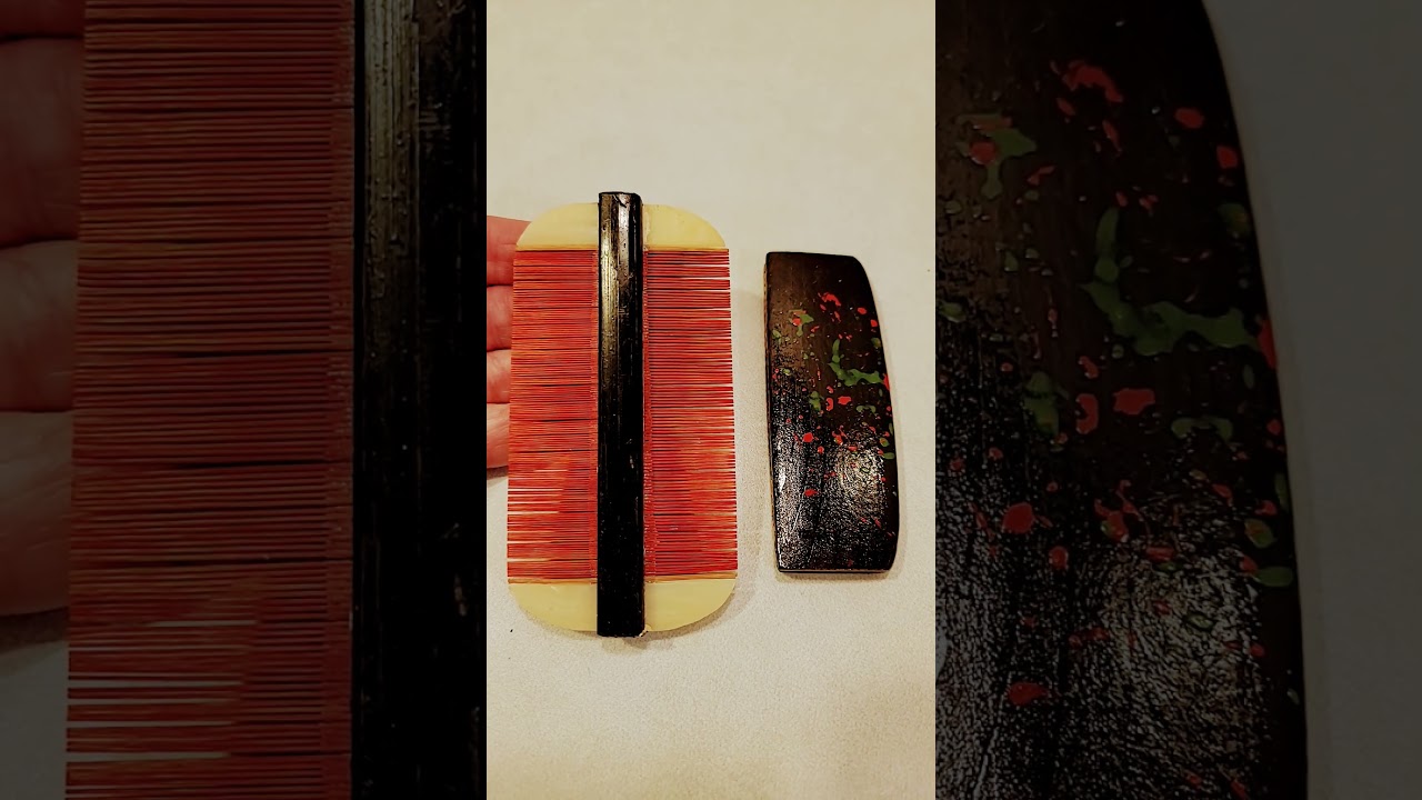 SOLD Chinese Fine Tooth Comb with Cover #shorts #chinesecomb #comb #chineseart