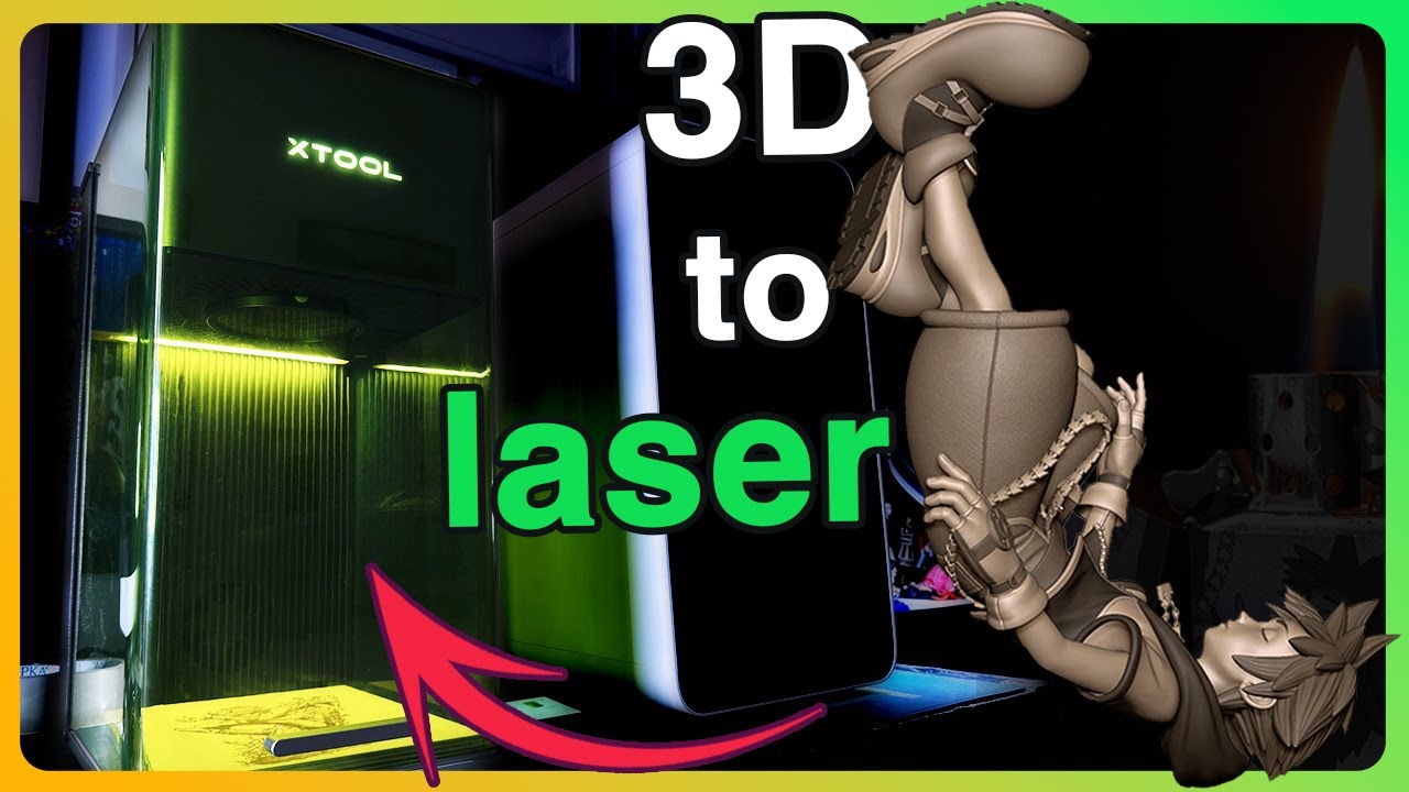 🔥 Creating with a Laser Engraver - What a 3D Anime Sculptor can do