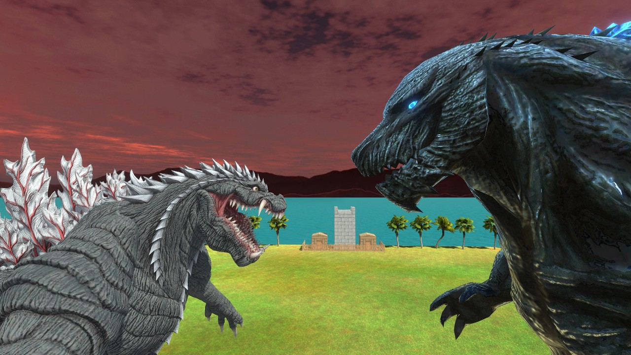 Godzilla Ultima VS Godzilla Earth | Animal Revolt Battle Simulator