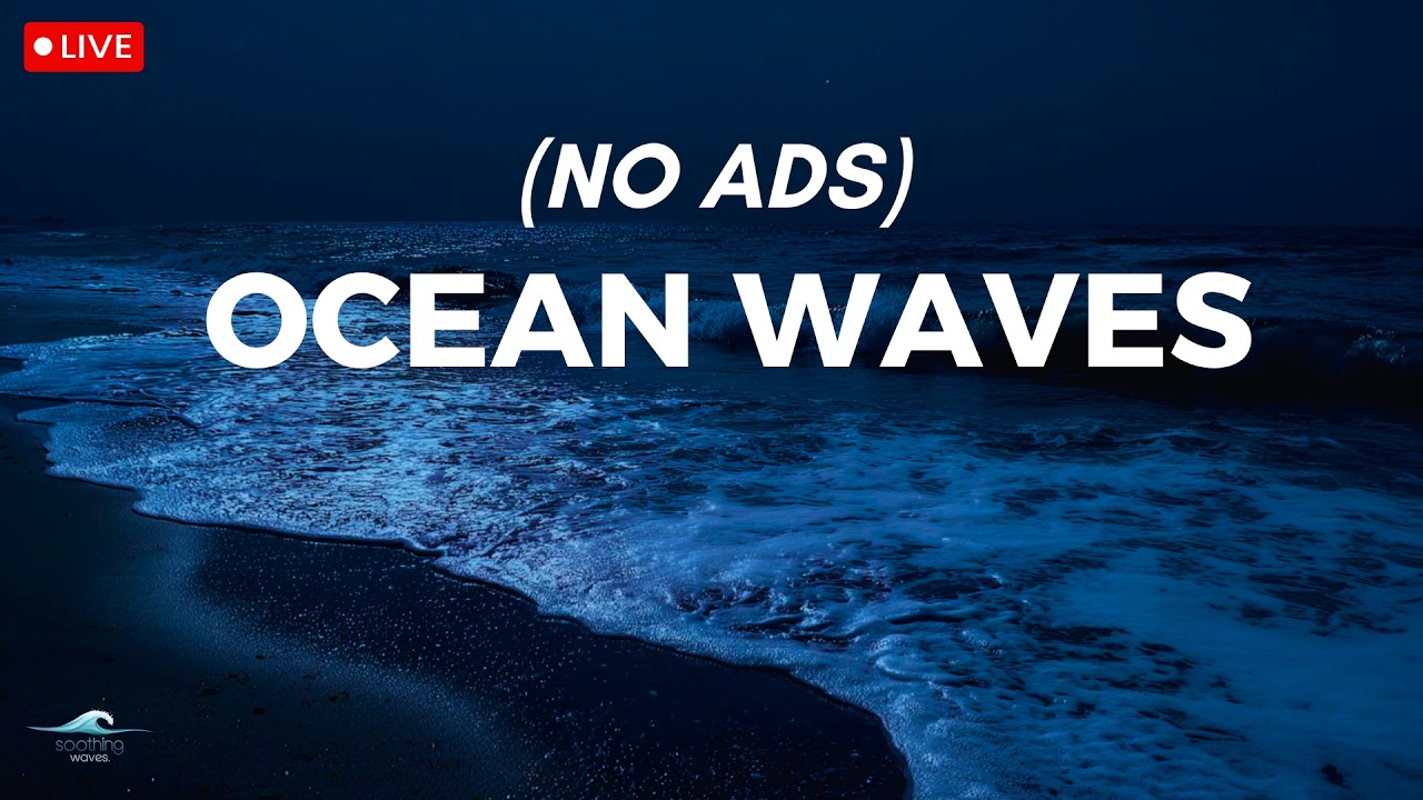 🔴 Ocean Waves for Deep Sleep | Ultimate Sleep Miracle for 12 Hours of Calm on Beach