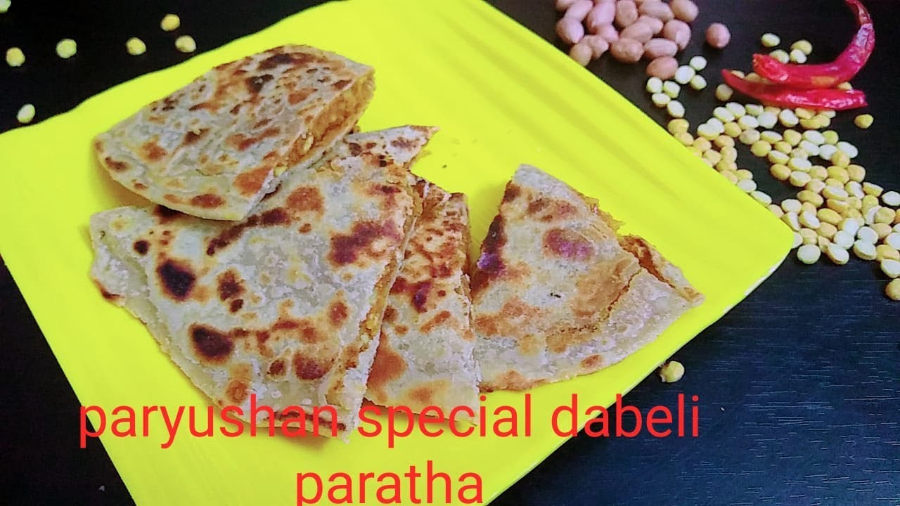 Dabeli Paratha | Paryushan recipes | Jain Dabeli | Dabeli ki roti #cookingwithpinki