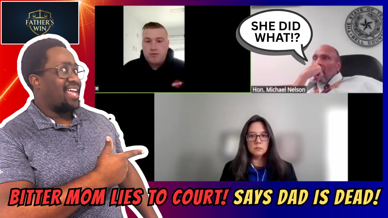 BITTER MOM Tells court DAD is DEAD! To keep Getting Child Support!