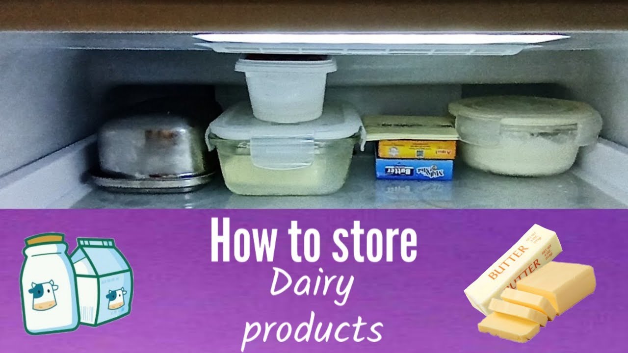 FRIDGE STORAGE | How to store dairy products | Tips & tricks | happy krafty