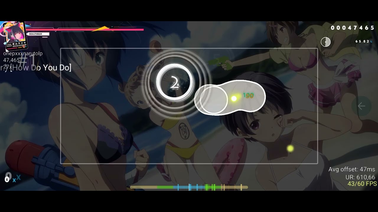 Osu5☆jump practice how do you do 1min