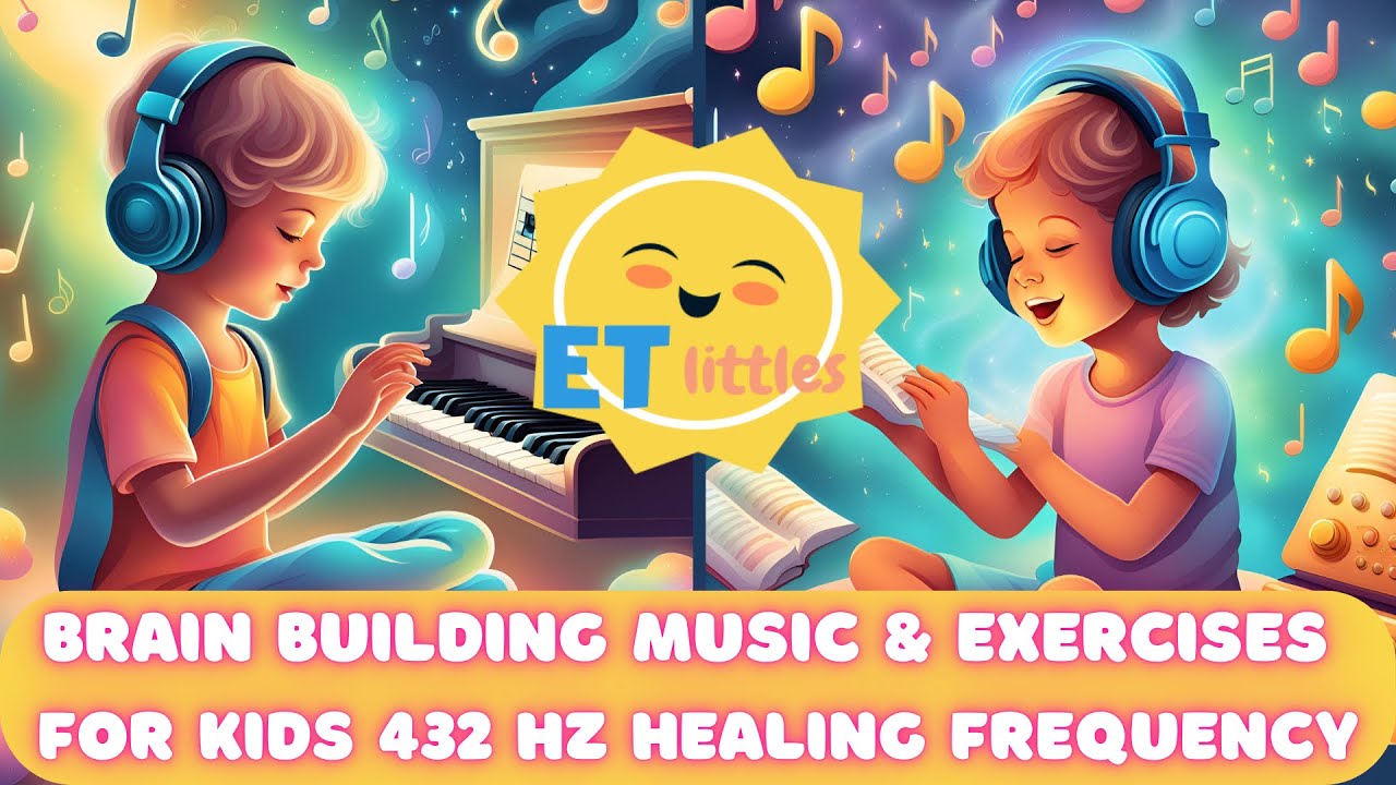 Brain Building Music & Exercises For Kids | 432 HZ Healing Frequency | ET littles