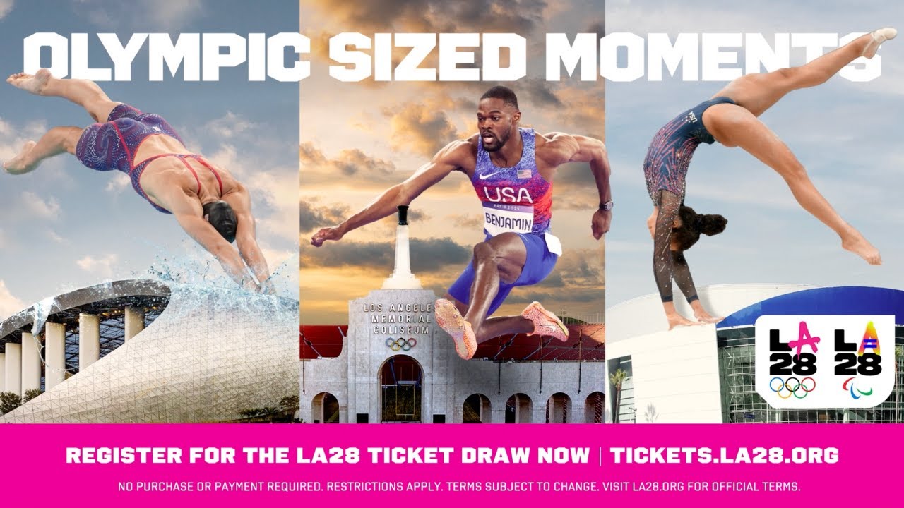 Olympic Sized Moments Are Coming In 2028 | Register for the LA28 Olympic Ticket Draw ​