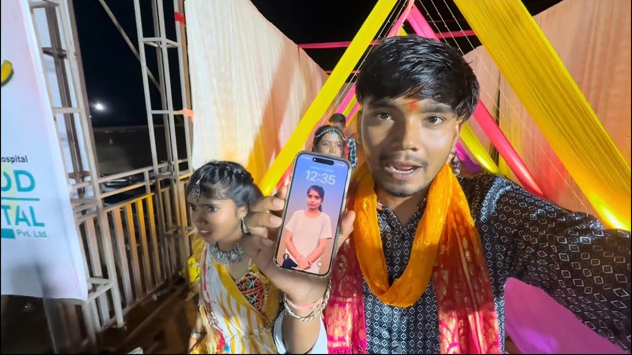 Aaj garba me Guest bankar gaye #balaghat #garba #balaghati #harshpushptode #harshkevlog #dailyvlog ￼