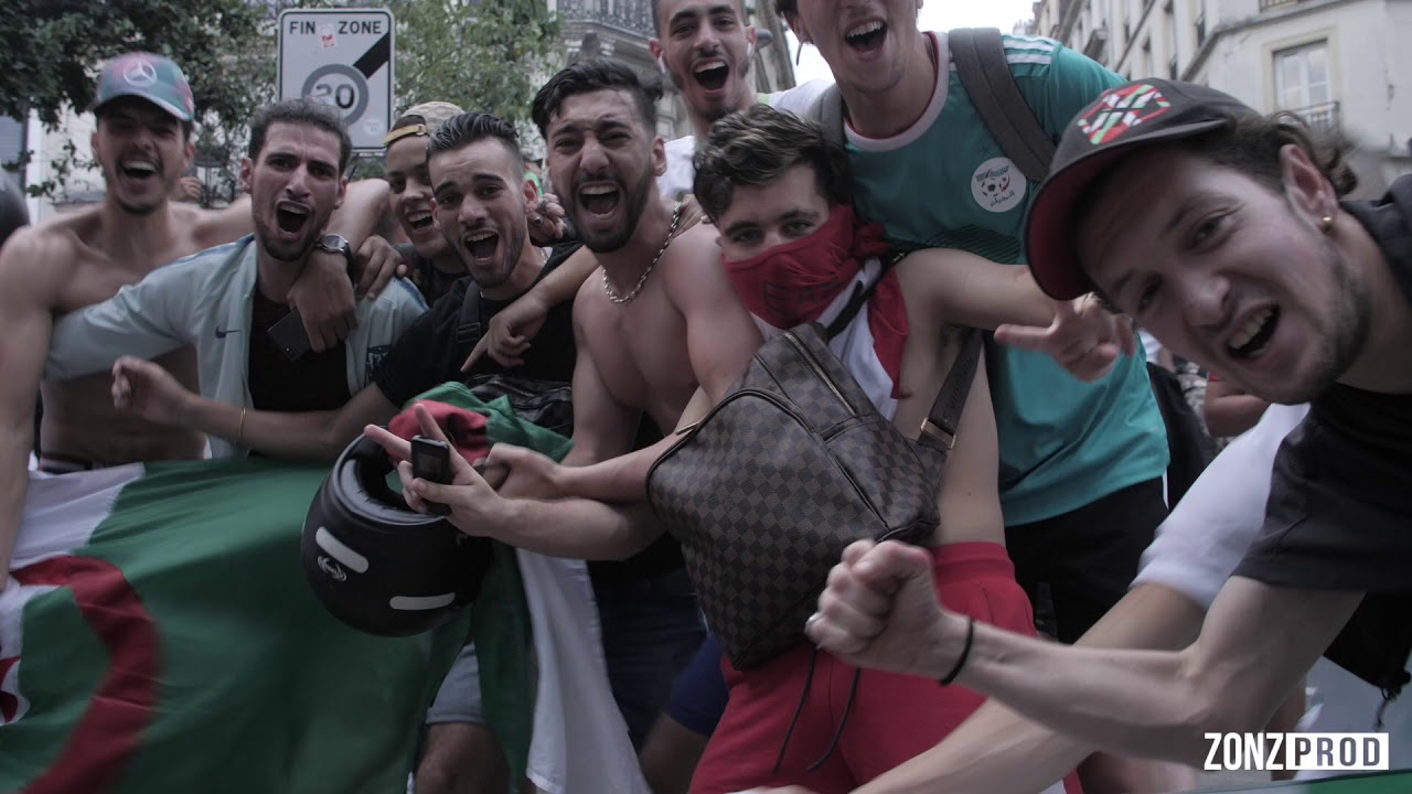 CAN 2019: RESPECT AUX FENNECS (1,2,3 Viva l'Algérie) Paris