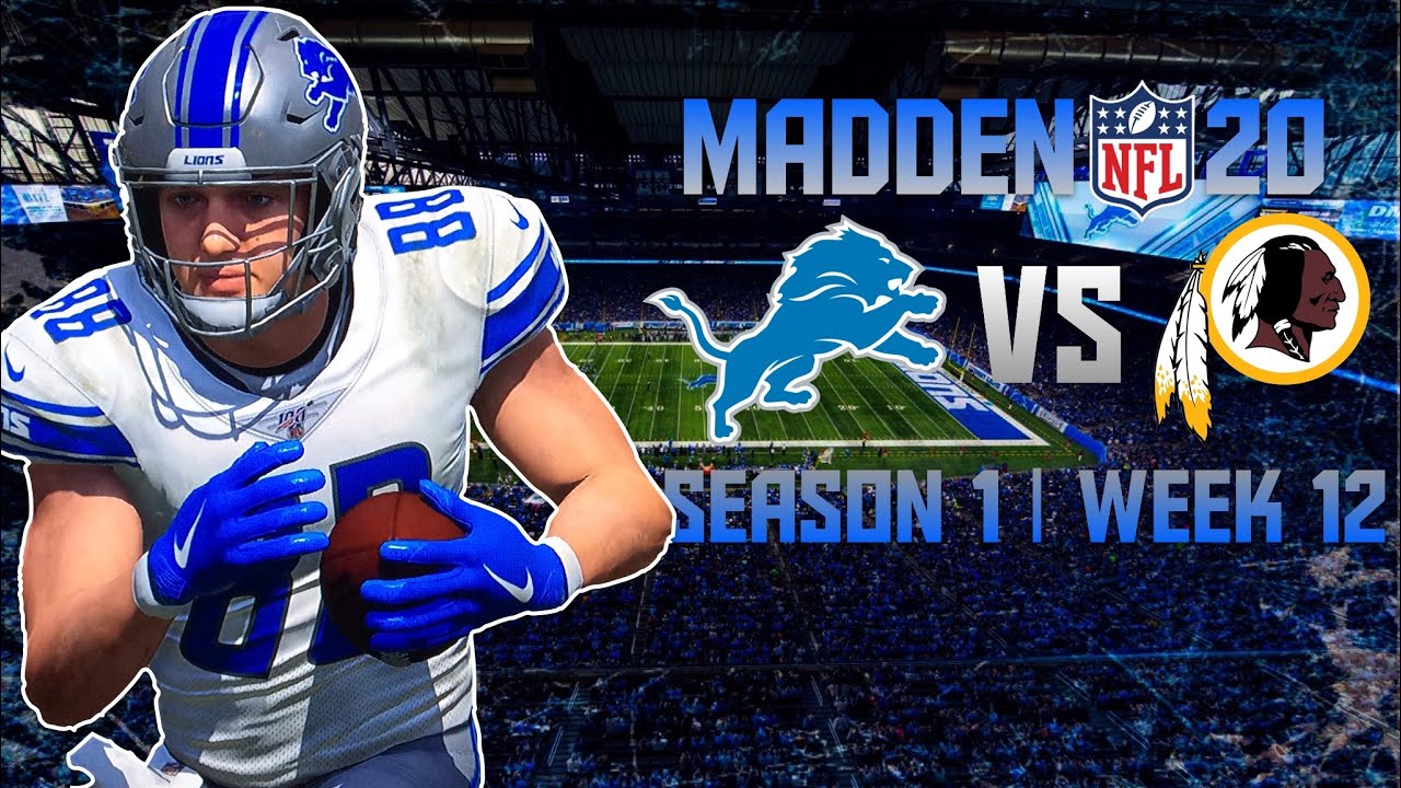 Madden 20 Detroit Lions Franchise, эпизод 16: ЛУЧШИЙ ЗАХВАТ ГОДА! S1 W12