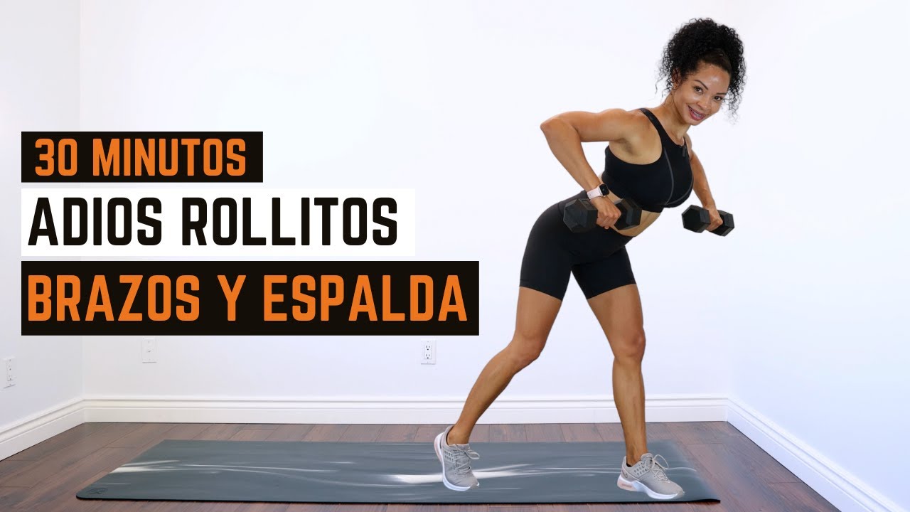 Ejercicios para Adelgazar y Tonificar Brazos y Espalda || Adiós Rollitos