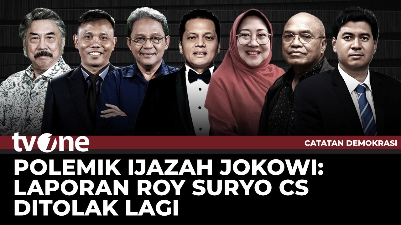 [FULL] Polemik Ijazah Jokowi: Laporan Roy CS Ditolak Lagi! | Catatan Demokrasi tvOne