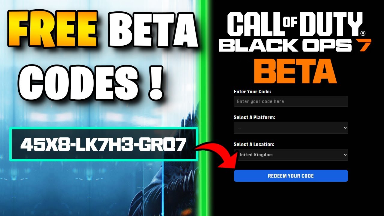 БЕСПЛАТНЫЕ бета-коды Black Ops 7 и раздача призов — как получить бета-версию BO7 БЕСПЛАТНО и испо...