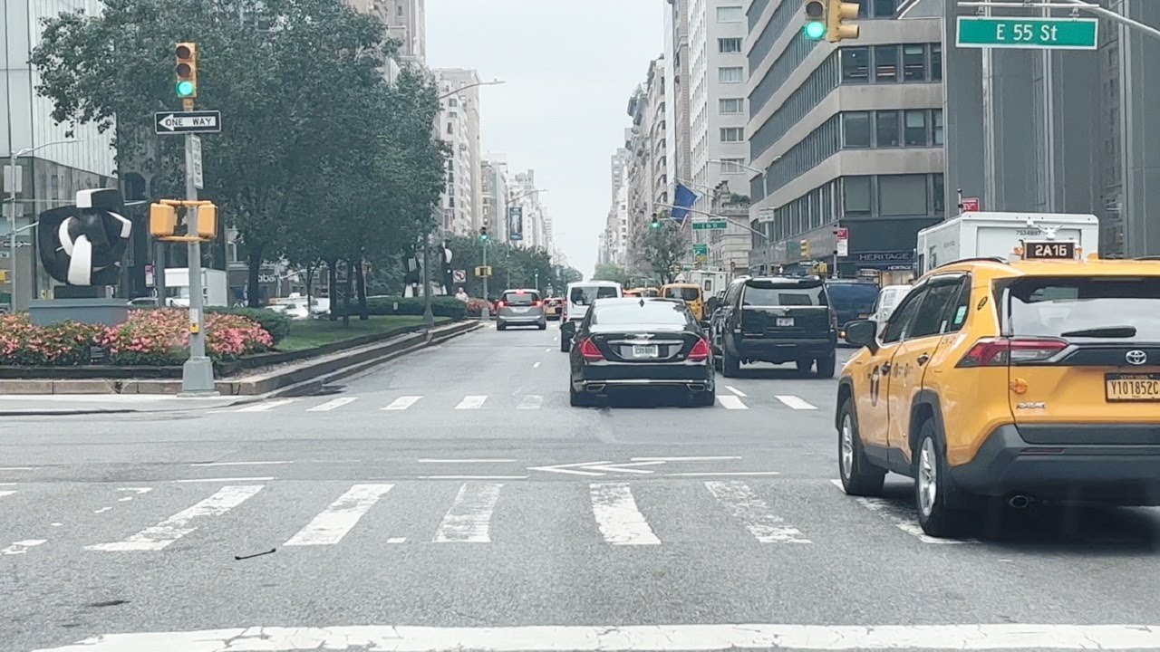 New York City | 4K Driving in Park Avenue Manhattan