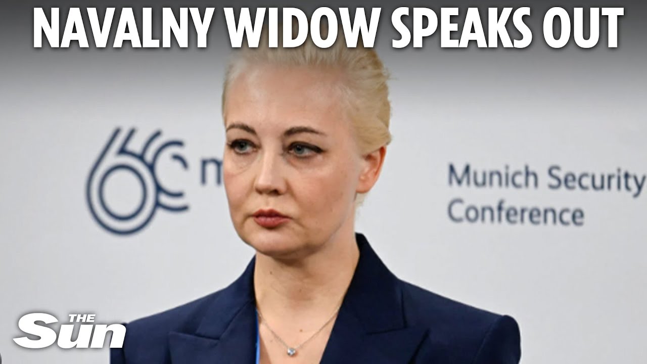 Yulia Navalnaya, widow of Alexei Navalny, addresses European Parliament
