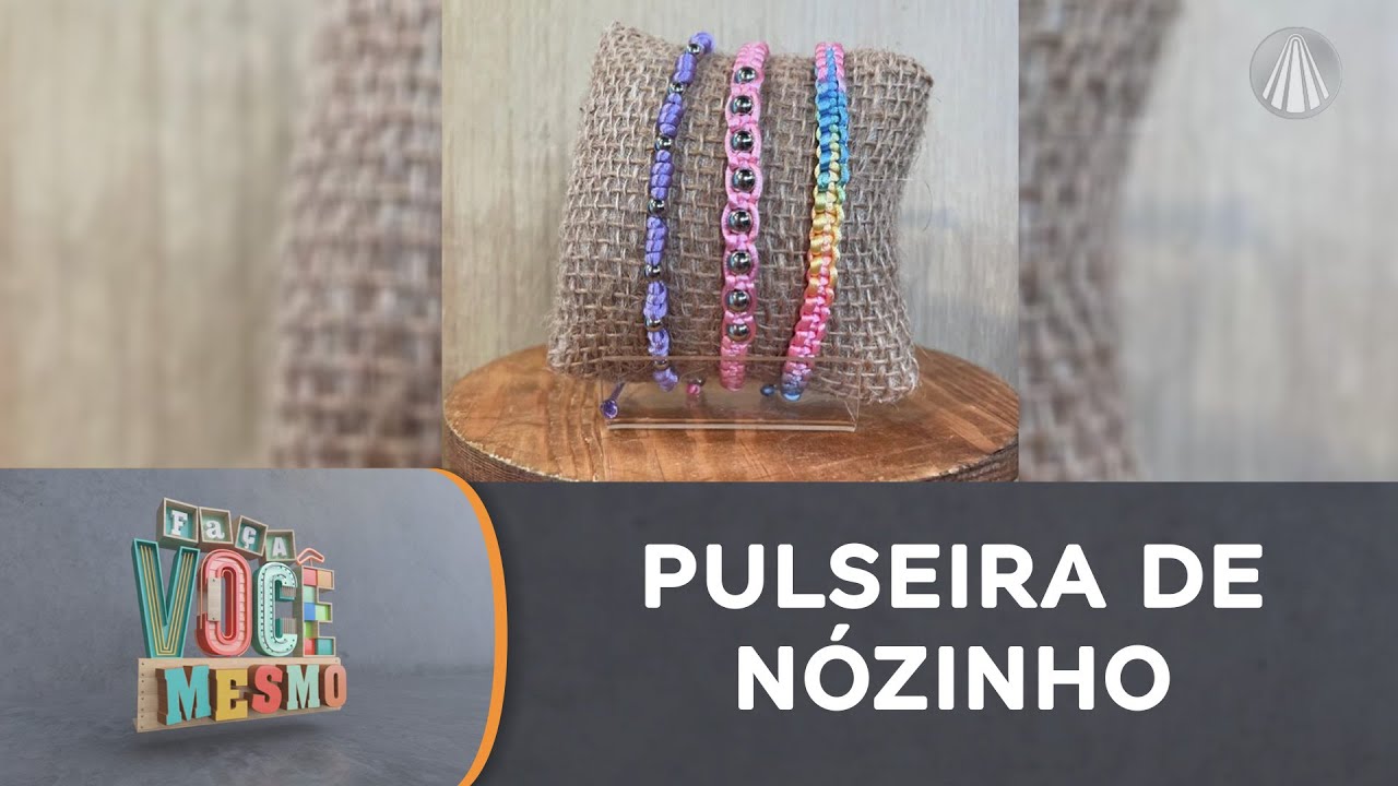 Passo a passo: faça uma Pulseira de Nózinho em Macramê