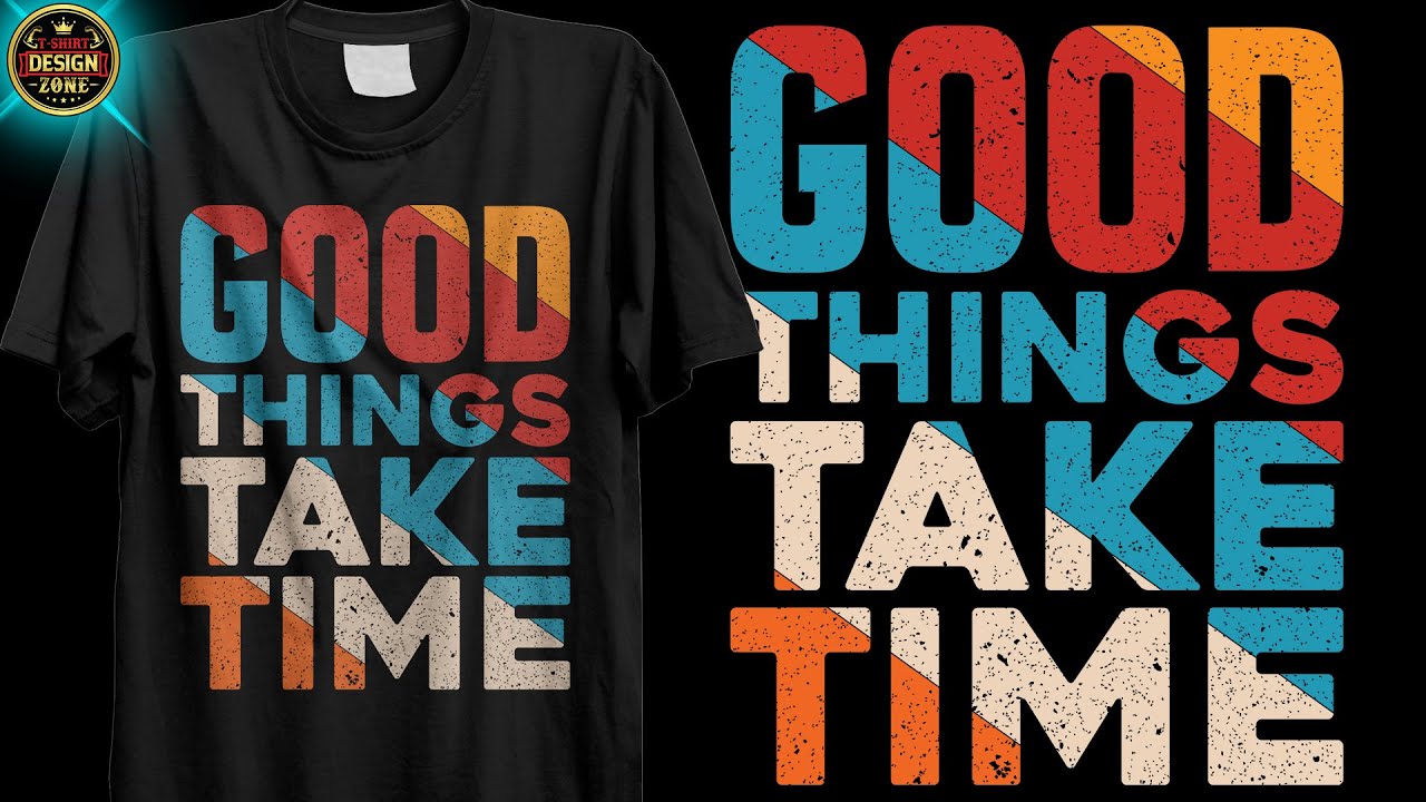 Typography Vintage color  t shirt design Tutorial | #t-shirt design #tshirt # Bangla Tutorial