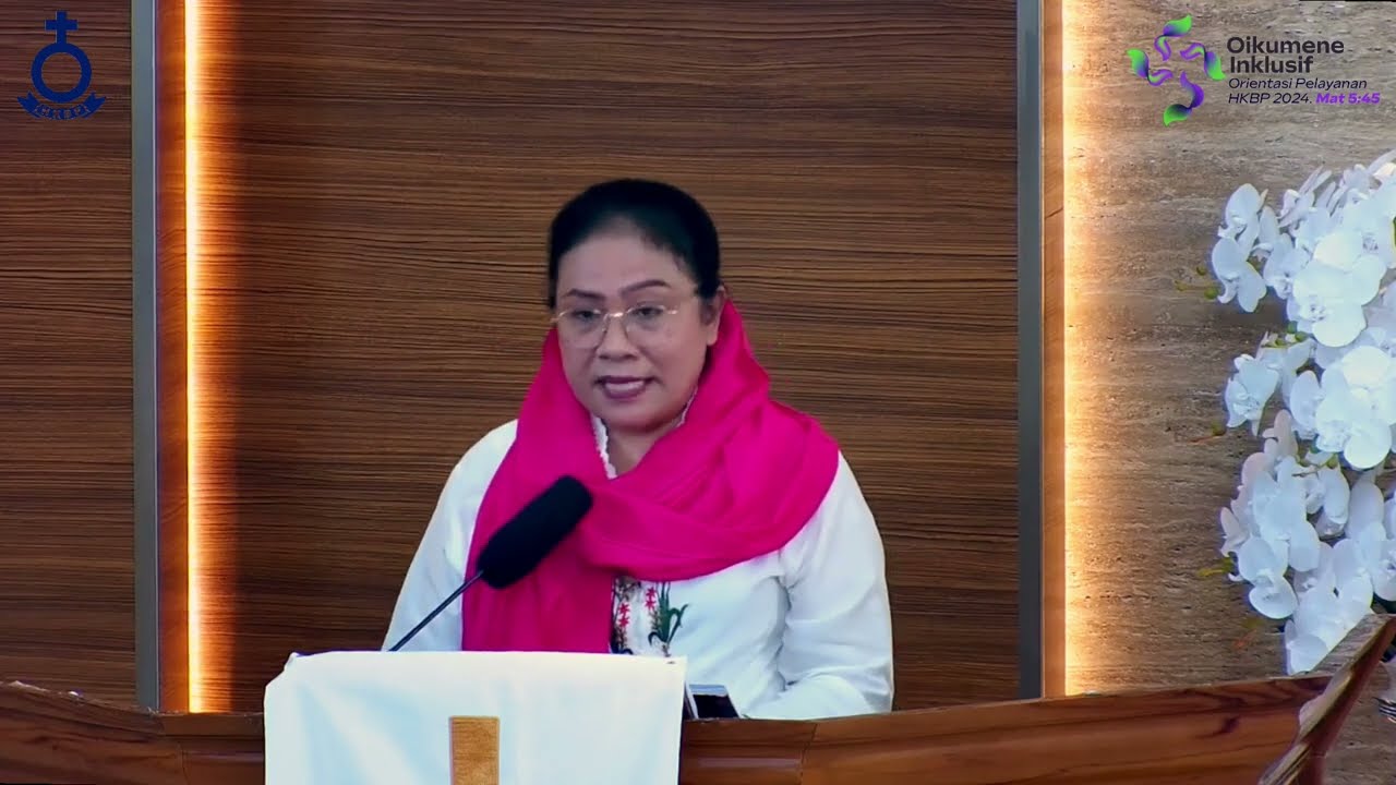 Bu Guru Encim Pewarta HKBP Jatiasih di Tahun Oikumene Inklusif 2024 #toleransi #cinta