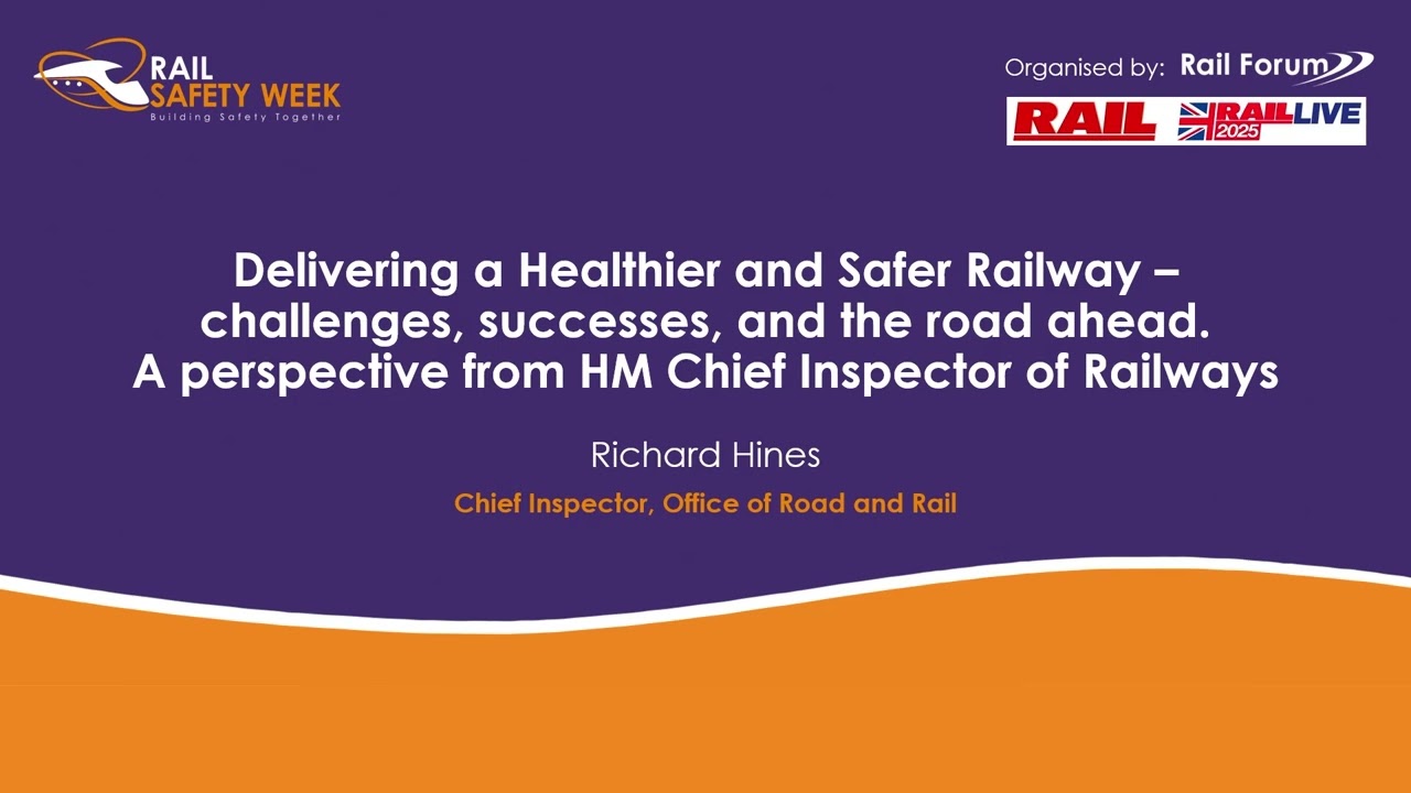 Delivering a healthier and safer railway - RAIL Live 2025