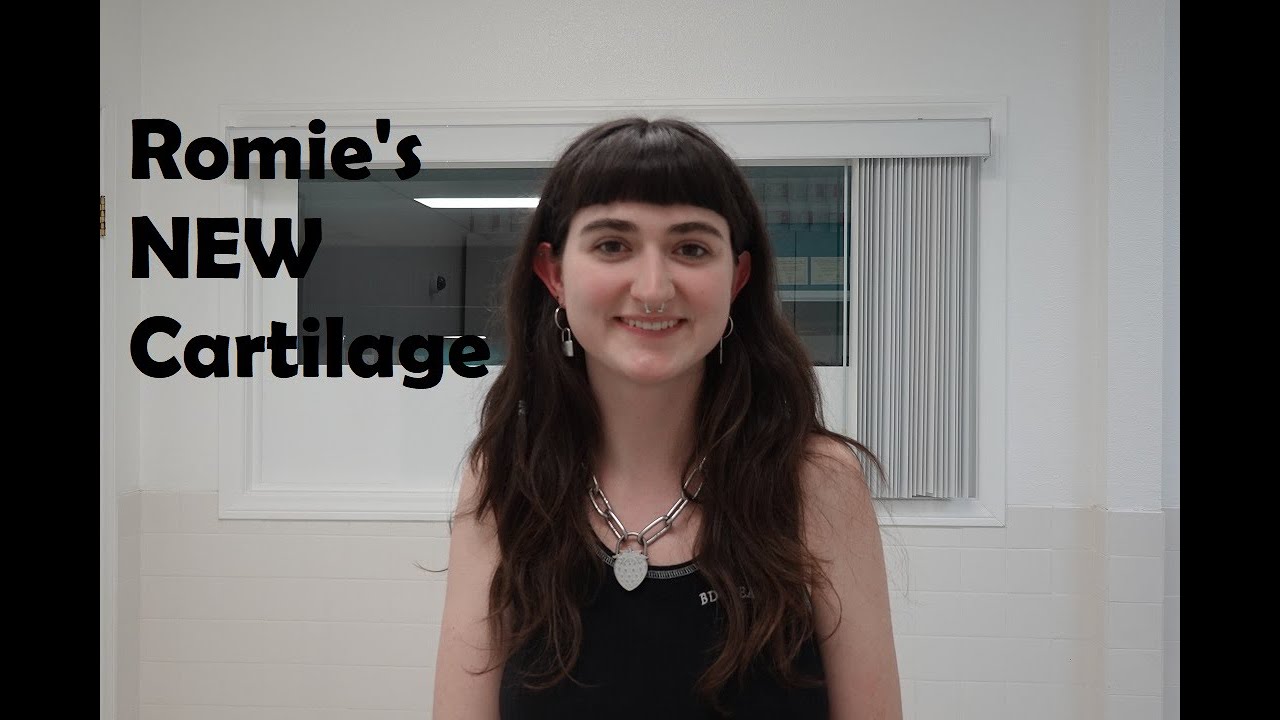Romie's NEW Cartilage piercing!