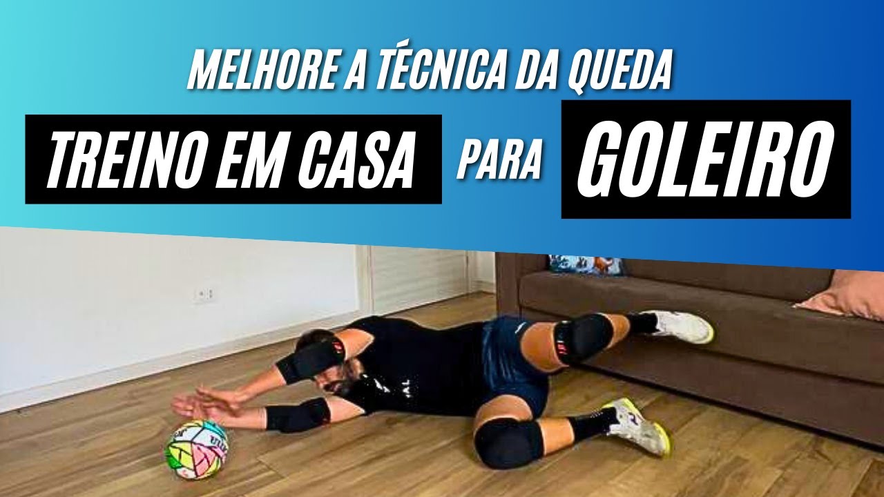 Treino de Queda em Casa para Goleiros #futsal #goleiro #goalkeeper