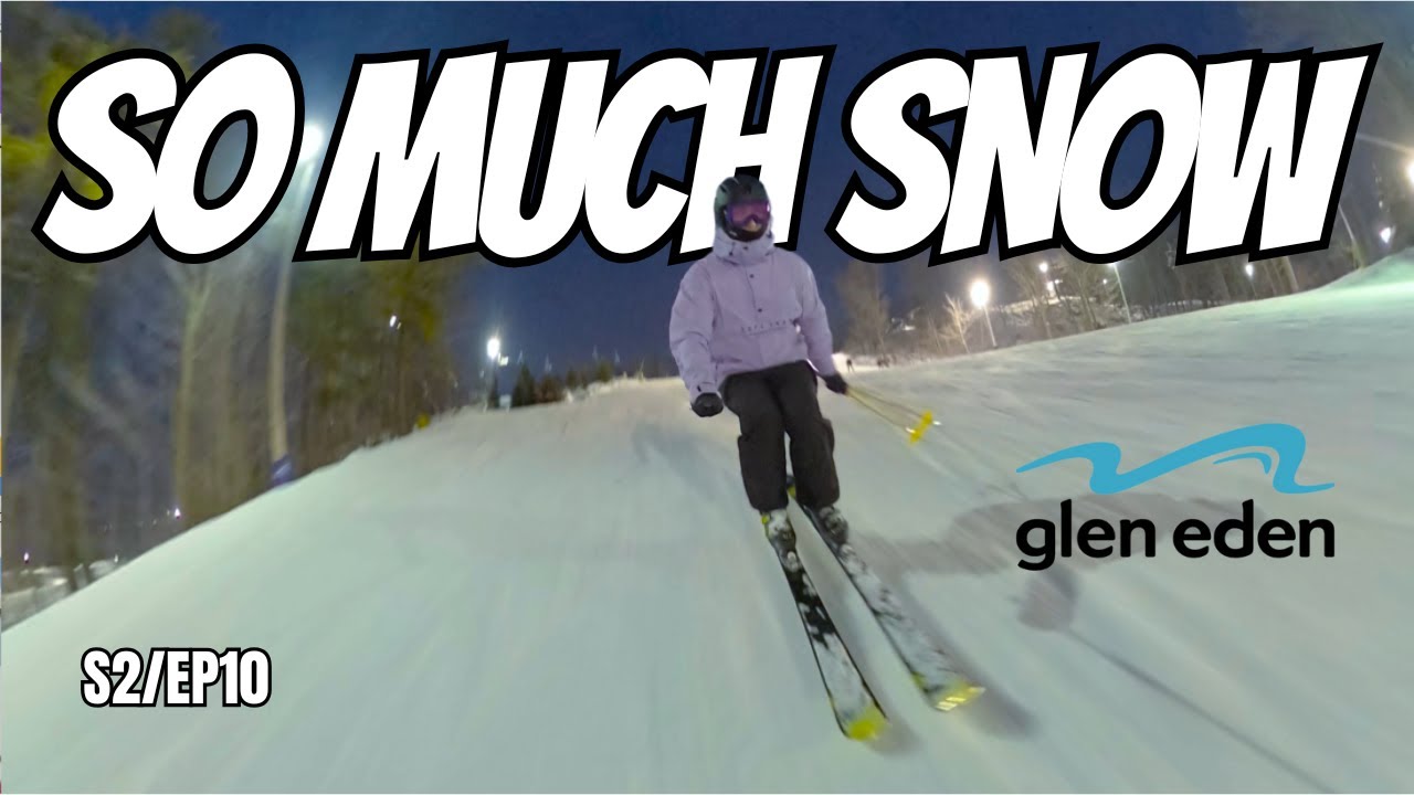 SKIING GLEN EDEN AFTER 40CM OF SNOWFALL
