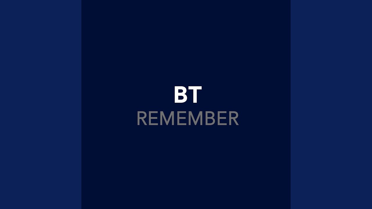 Remember (Paul Van Dyk's Recollected Remix)