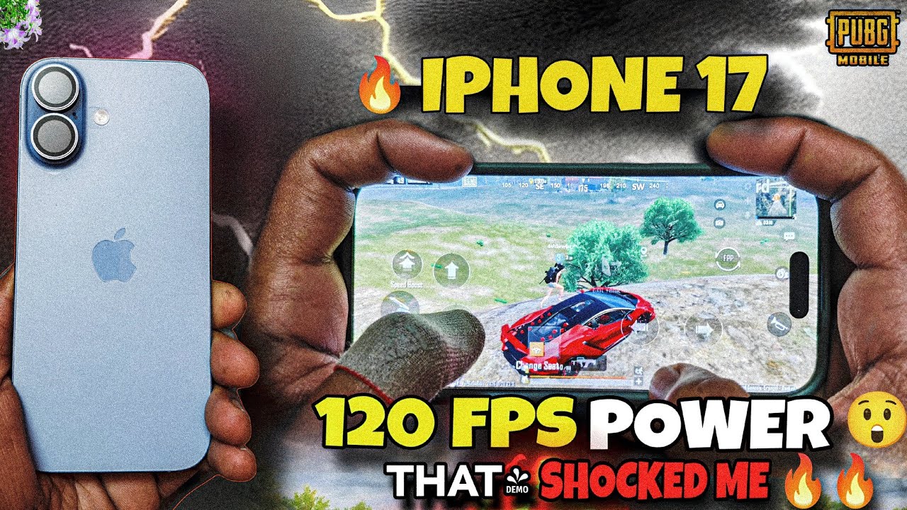 iPhone 17 PUBG & BGMI Gameplay 120 FPS? | Apple A19 Bionic Chip 120Hz Display | Gaming Test ❓