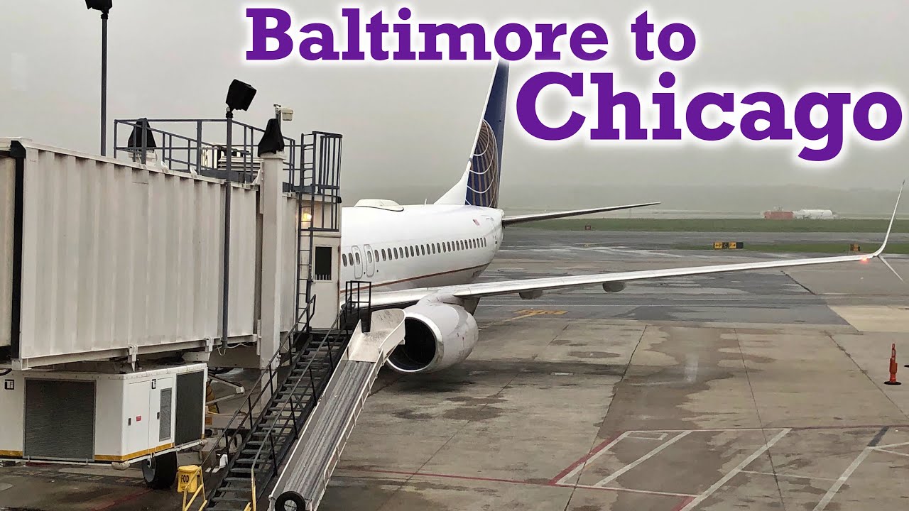 Full Flight: United Airlines B737-800 Baltimore to Chicago (BWI-ORD)