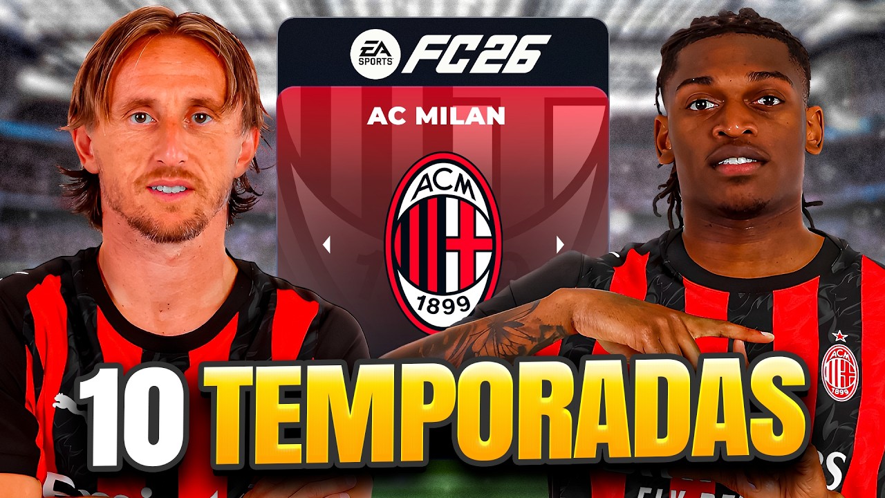 EU ASSUMI o MILAN por 10 TEMPORADAS!  🇮🇹🔥