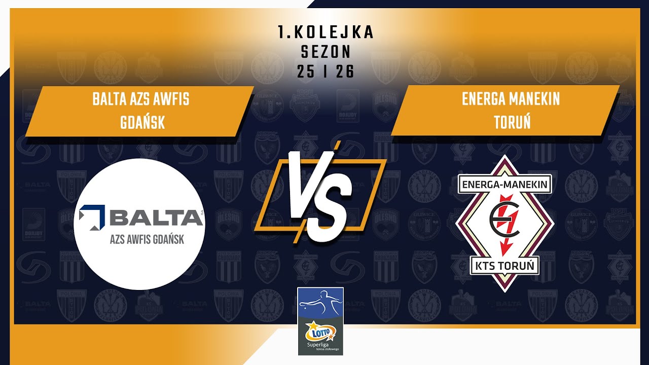 1. Kolejka LOTTO Superligi - Balta AZS AWFiS Gdańsk vs Energa Manekin Toruń