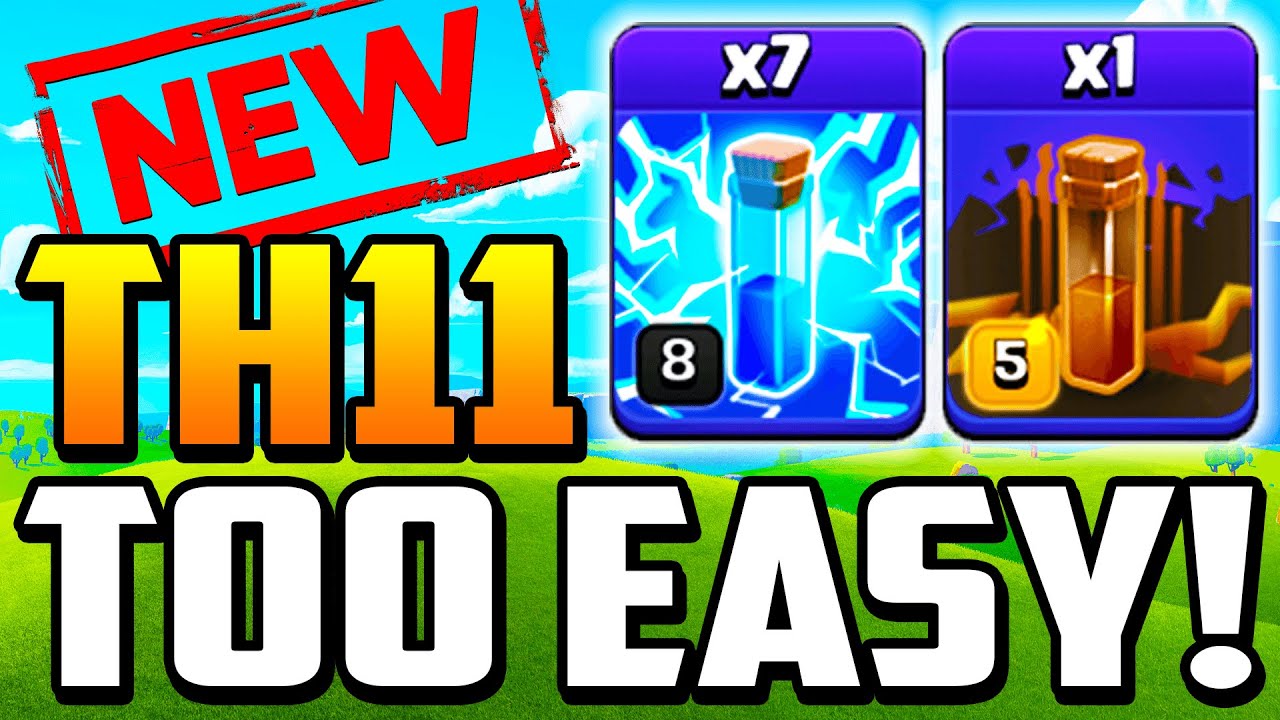 EVERYONE IS USING THIS NEW TH11 ATTACK STRATEGY ! BEST NEW Town Hall 11 War Attacks 2020 | COC