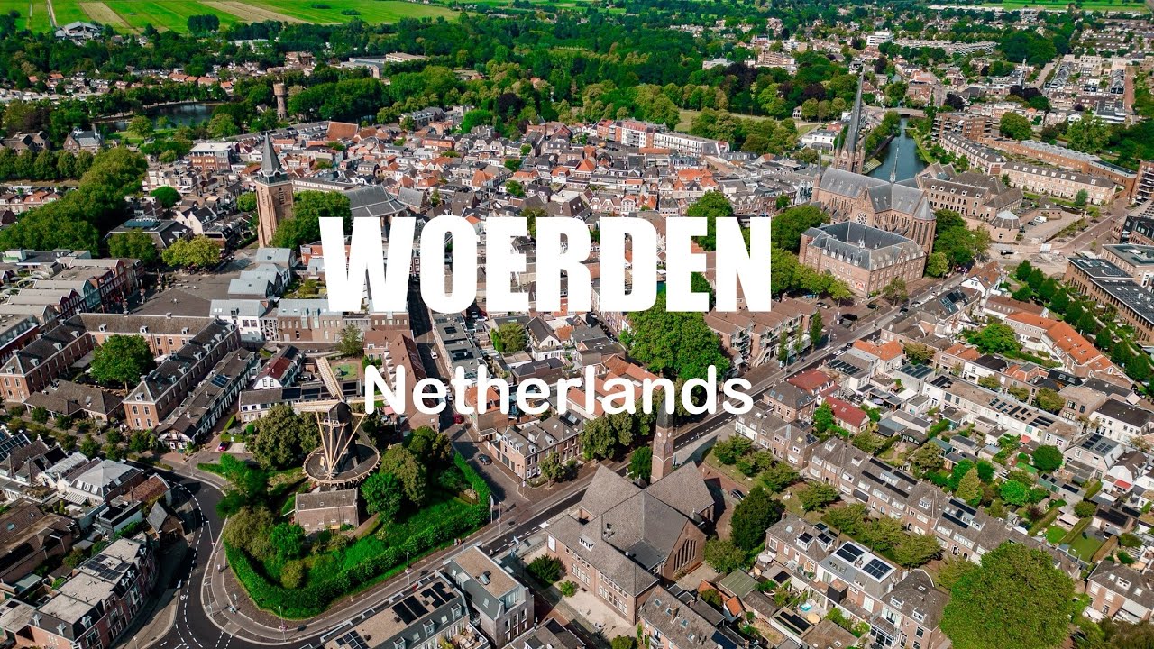 Stunning drone footage of Woerden, Netherlands