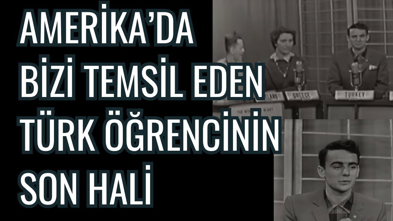 1958 Amerika Öğrenci Forumu'ndaki Önder Güler'in Son Hali