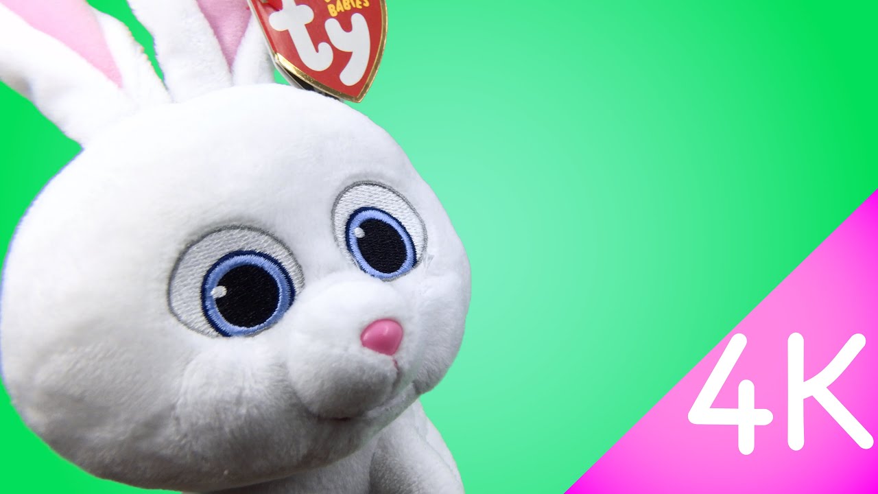 Ty The Secret Life of Pets Beanie Babies - Snowball 4k