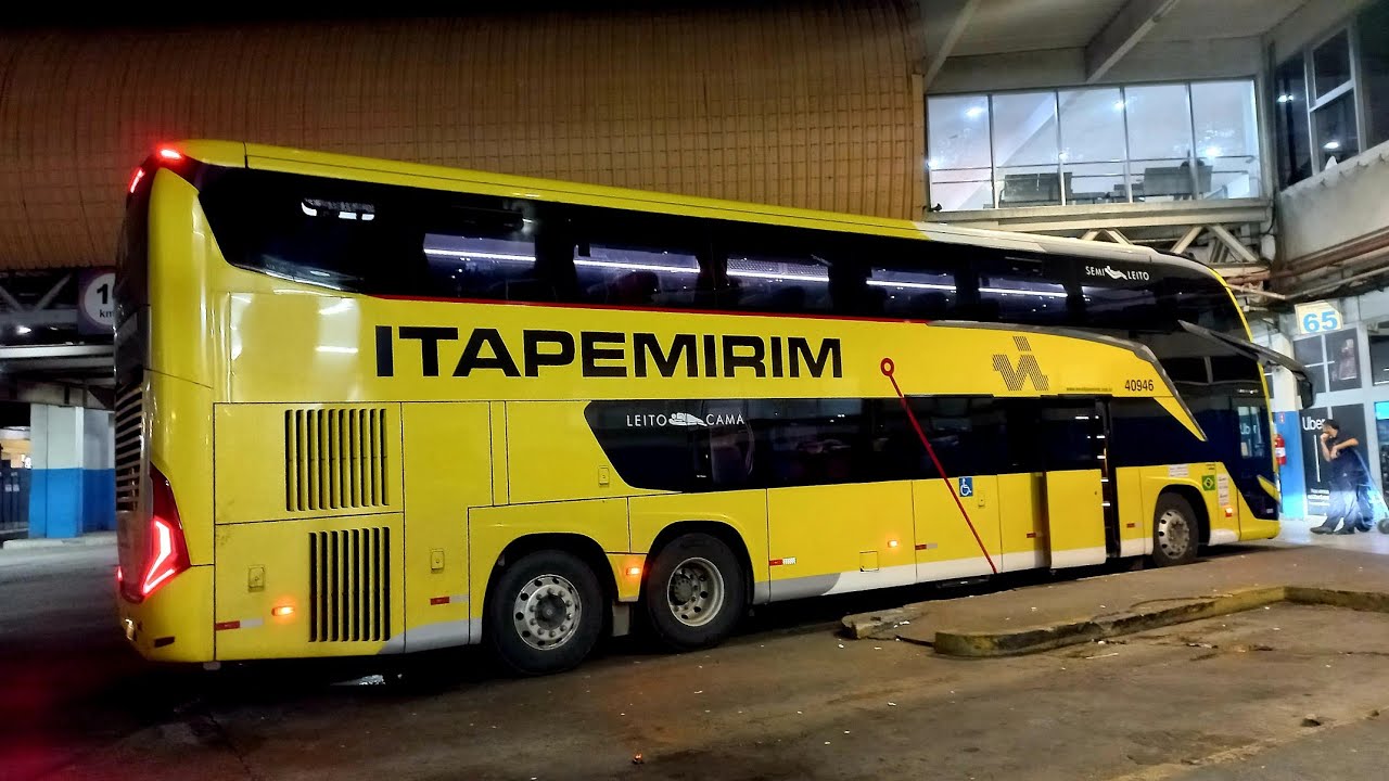 MOVIMENTAÇÃO NOTURNA NA RODOVIÁRIA DO RIO DE JANEIRO COM LINDOS ÔNIBUS | NOVA ITAPEMIRIM, REUNIDAS